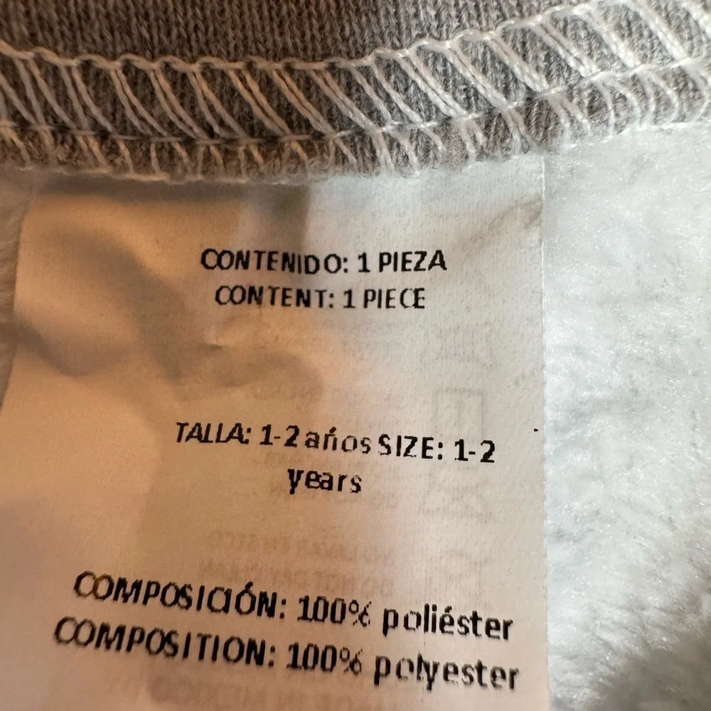 Chiqui Mundo baby sleep pajamas very soft‎ size 1-2 years